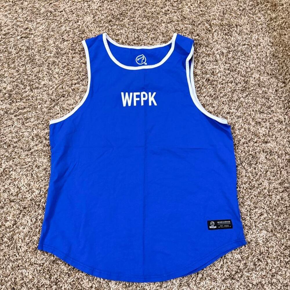 Mens Wolfpak Blue Tank Top - XL-2X